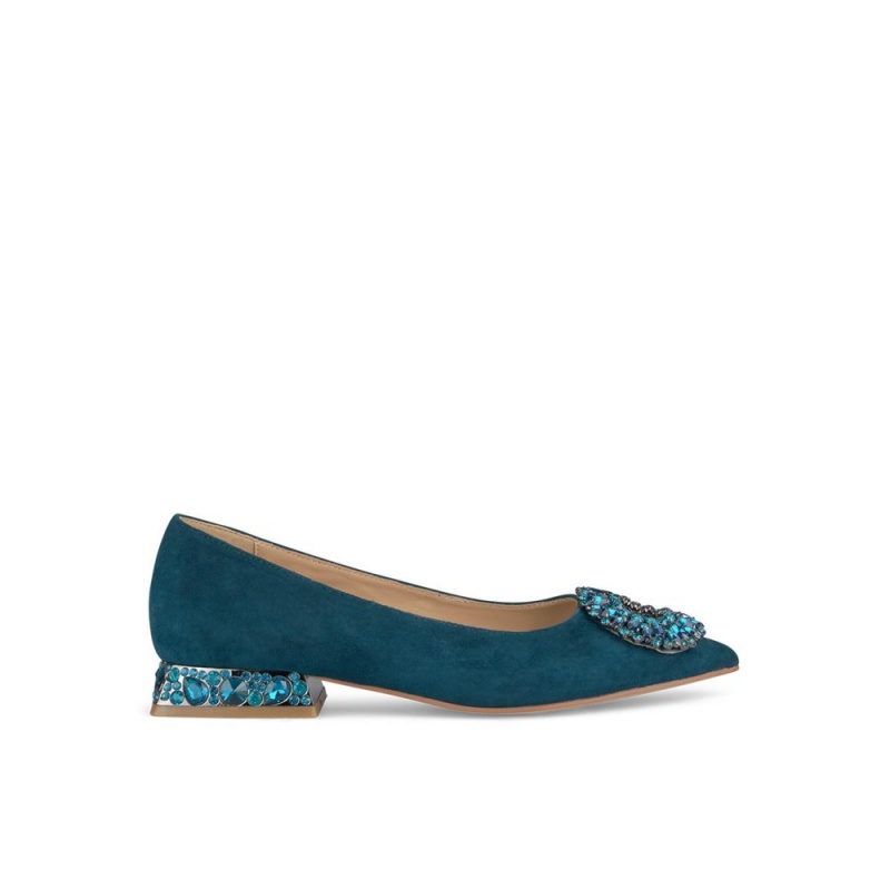 Ballerine Alma En Pena Circular Ornament Bleu Femme | OHU-81685917